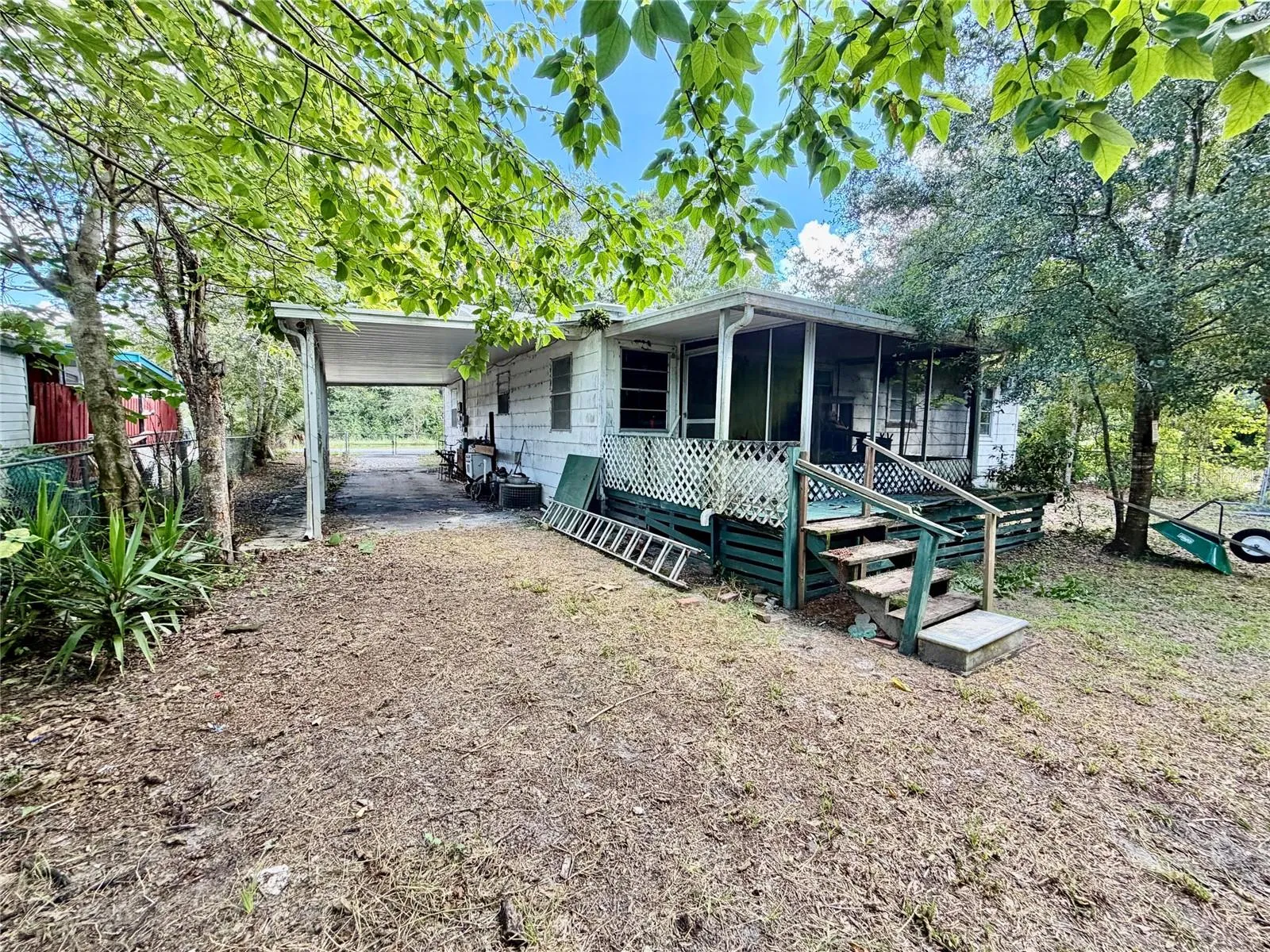 Backyard view of 6464 Arbutus