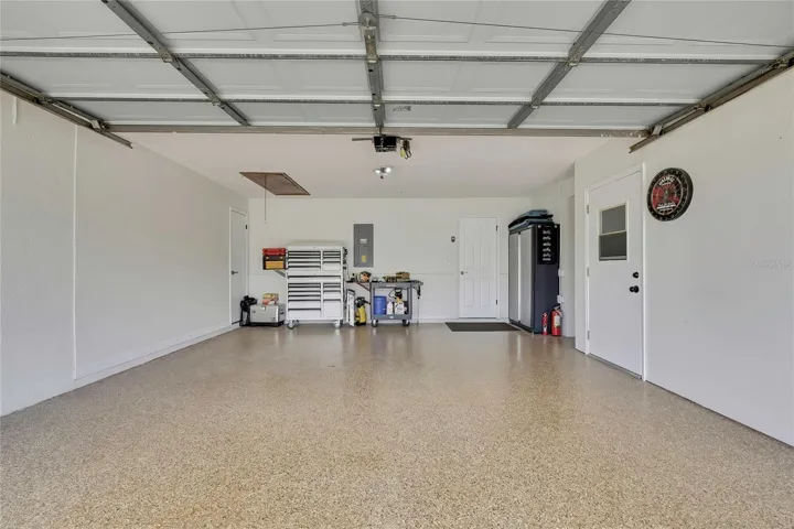Epoxy Coated Garage Floor