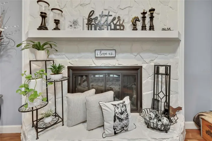 Wood Burning Fireplace