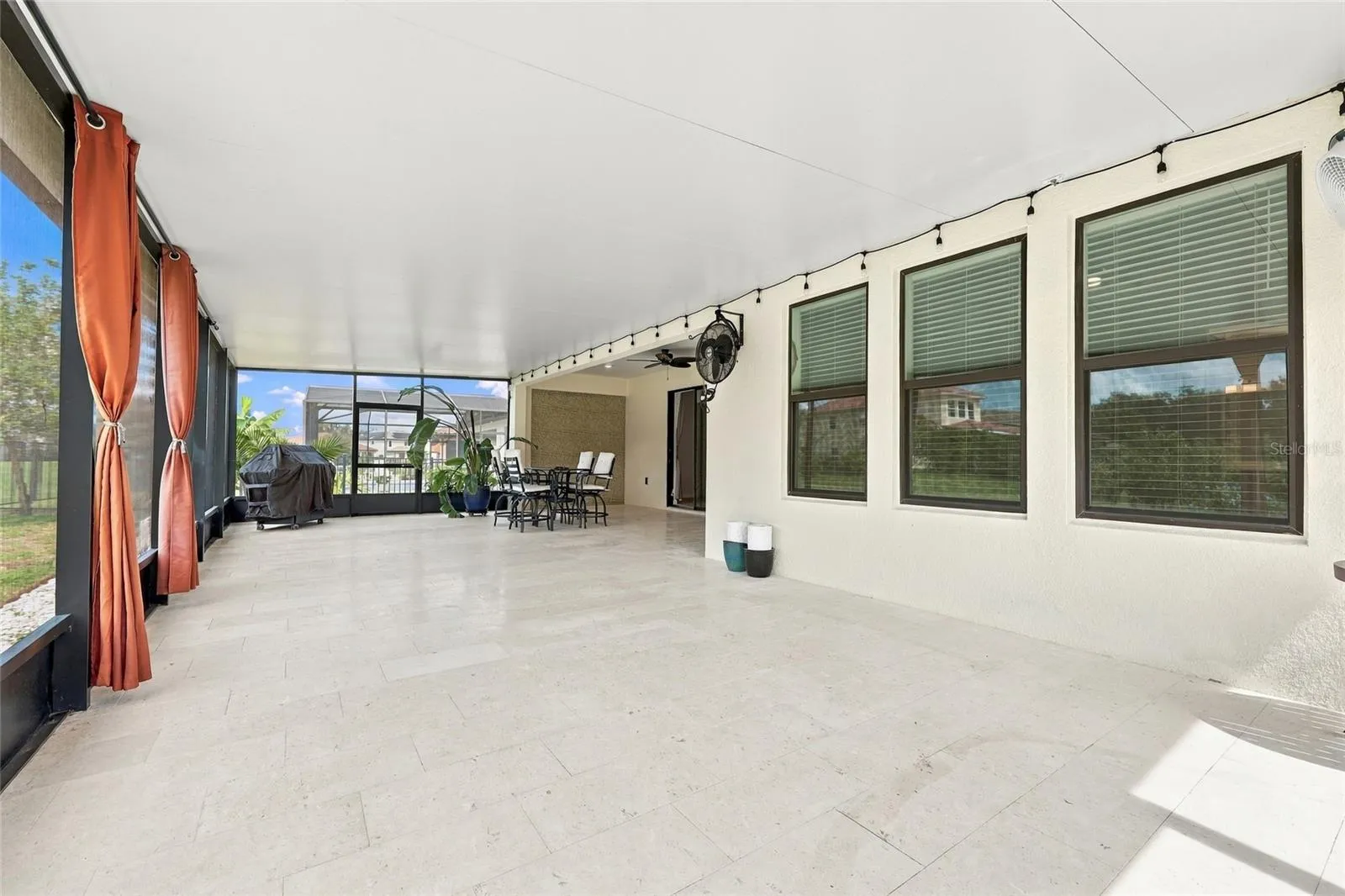 Extended Lanai - Tiled &amp; Screened - with Beautiful Nature View