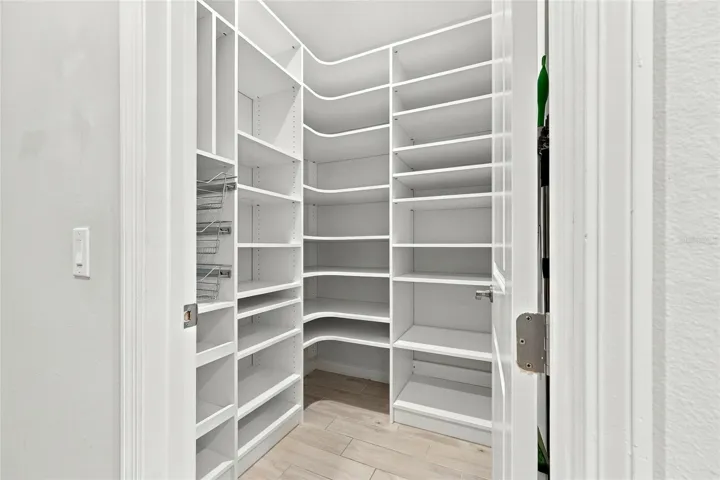 Pantry with Custom Shelving