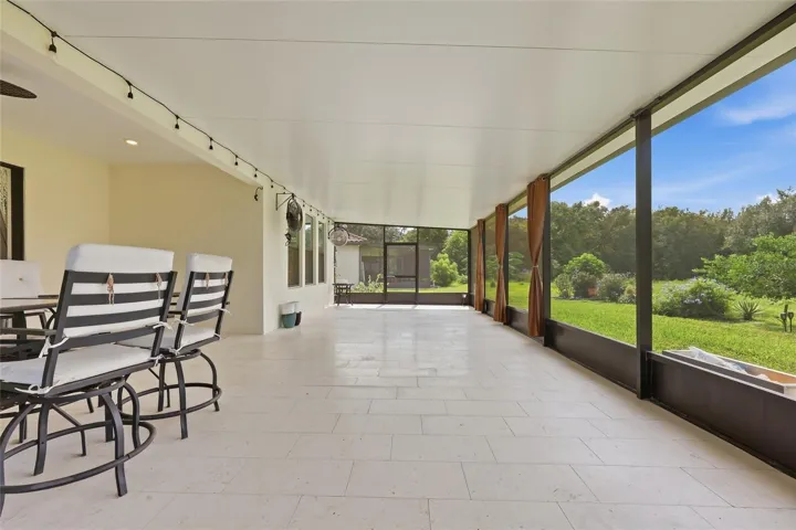 Extended Lanai - Tiled &amp; Screened - with Beautiful Nature View