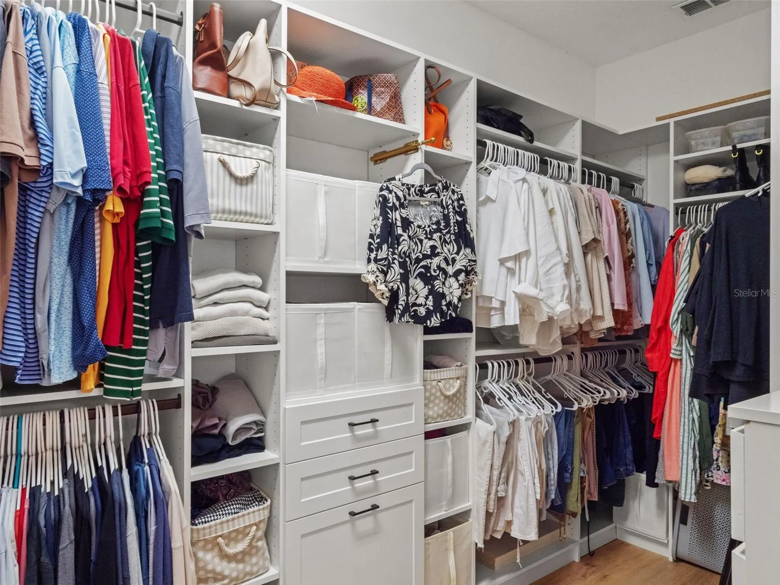Custom primary closet