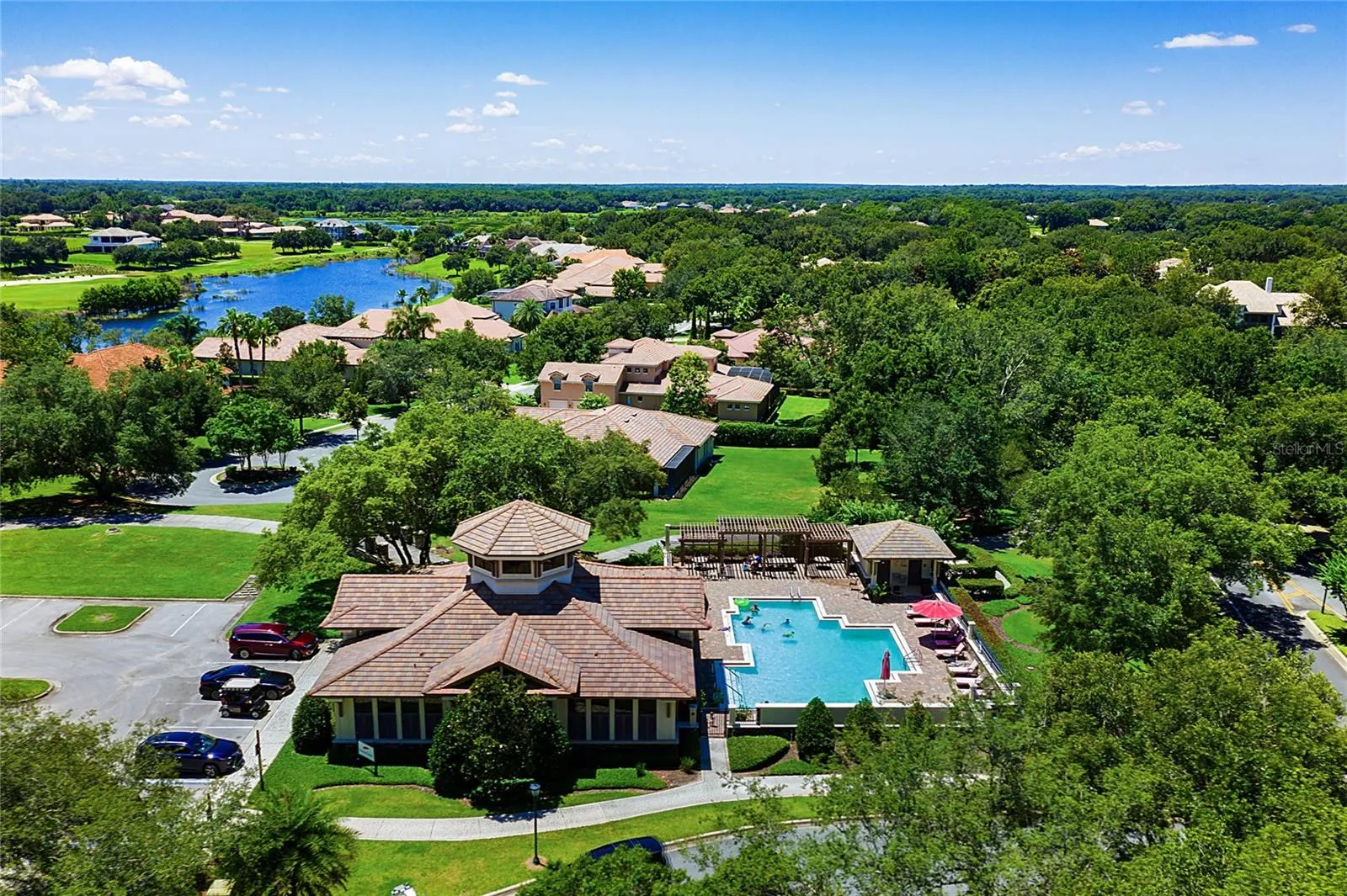 Fitness center, golf shop and pool