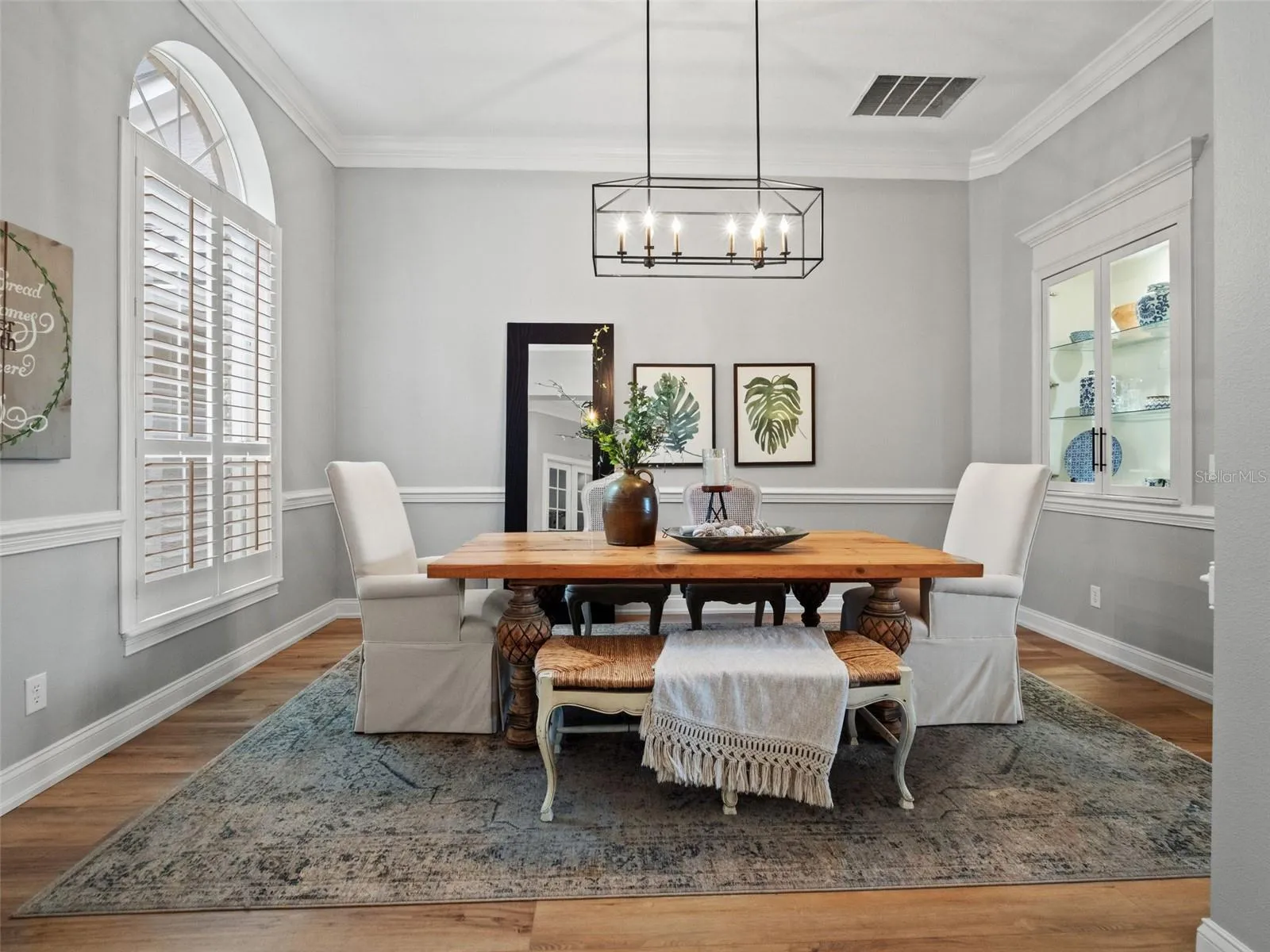Formal dining room to left upon entering home