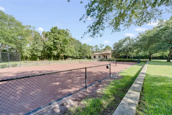 Clay tennis courts