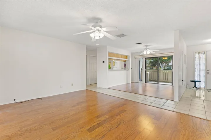 living room dining room view