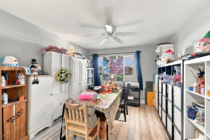 Primary Bedroom turned into a craft room