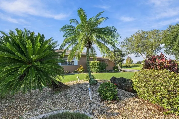 Easy maintenance and lots of green space for privacy and enjoyment.
