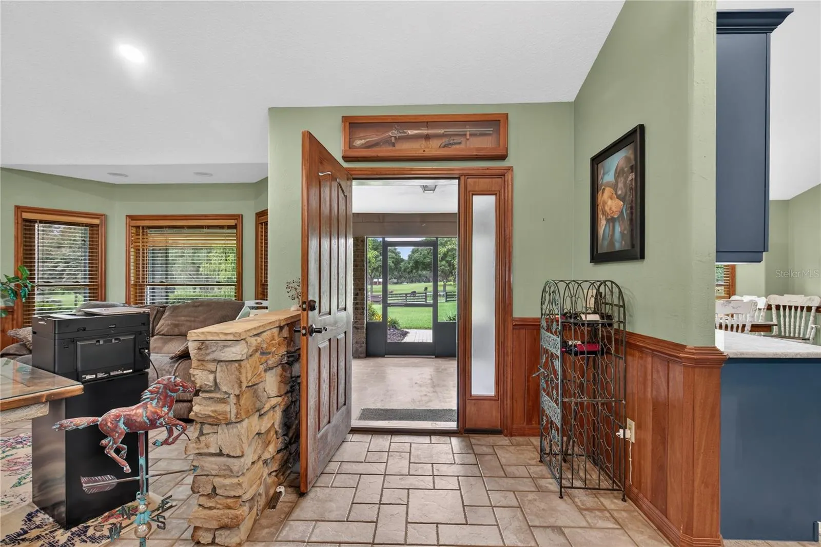 Front Entry from inside the home