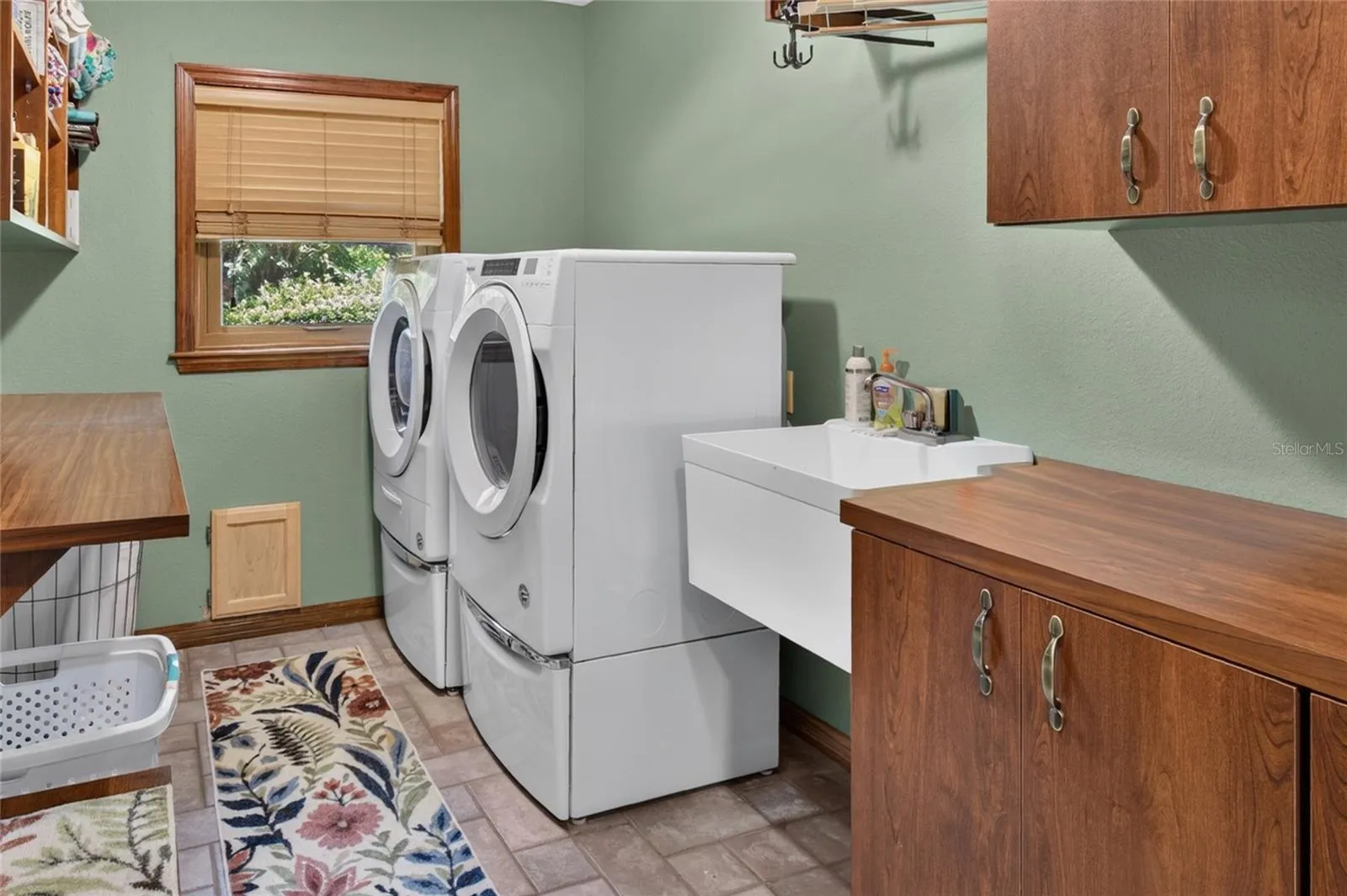 inside laundry/utility room