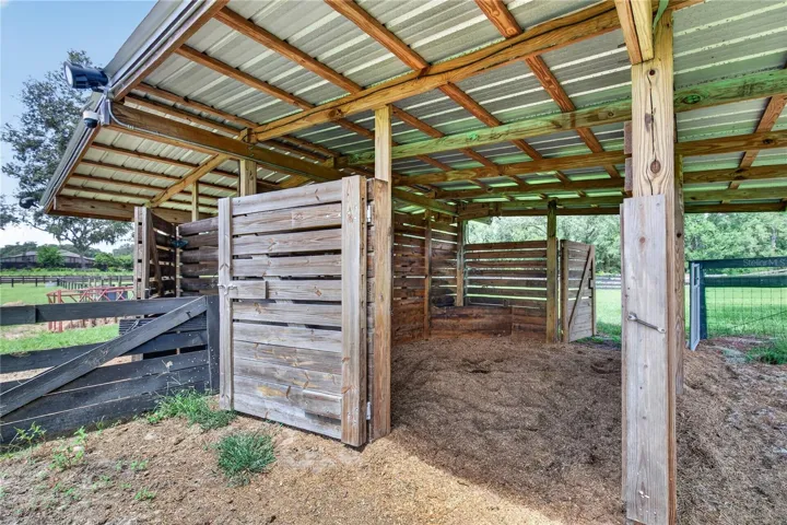 outside paddock in turnout pasture