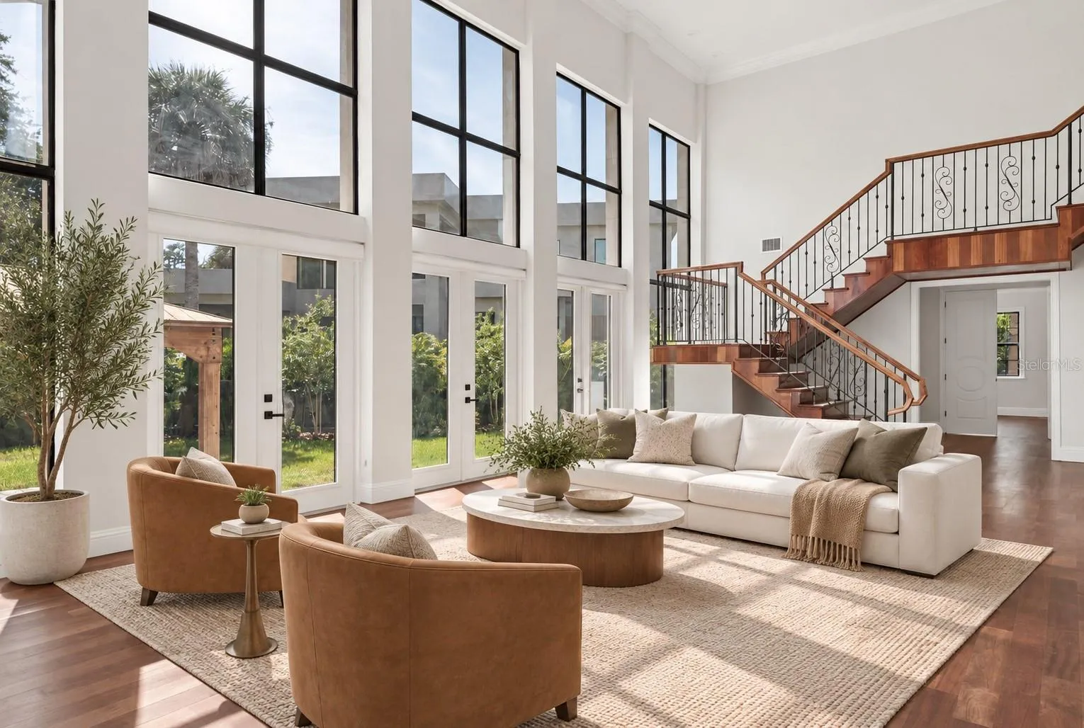 Family Room Staged