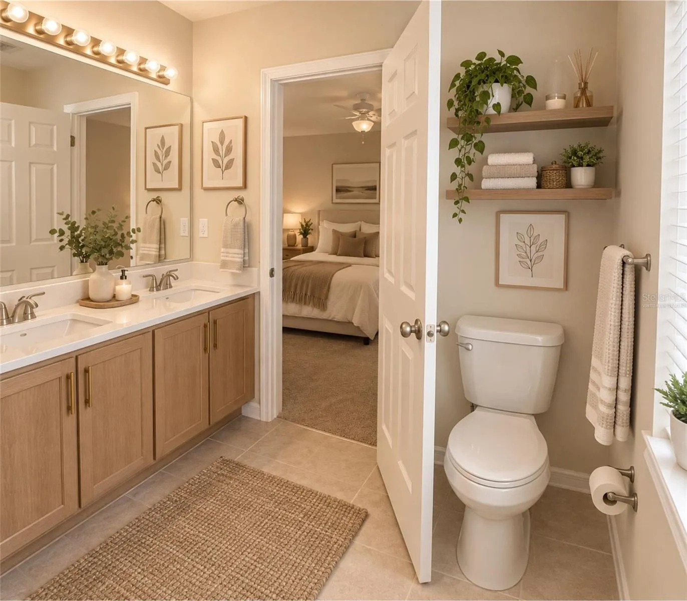 Primary Bathroom (Virtually Staged)