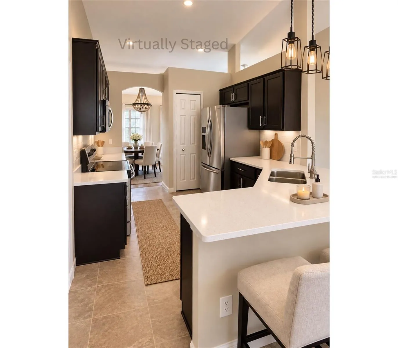 Kitchen (Virtually Staged)