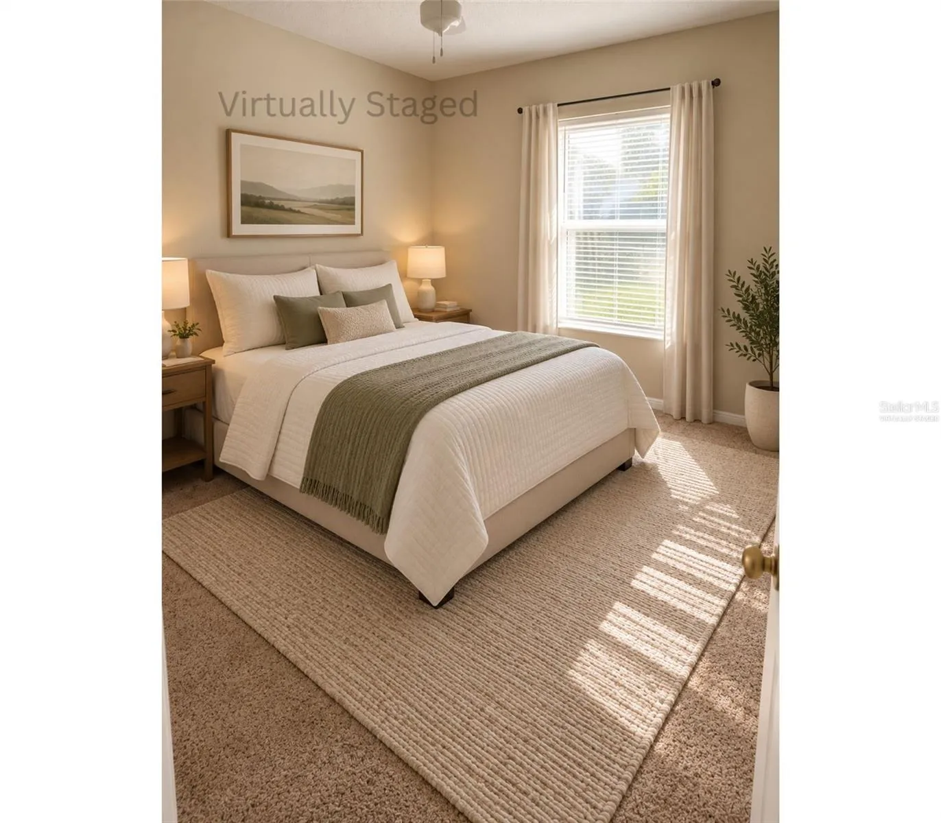 Bedroom #2 (Virtually Staged)