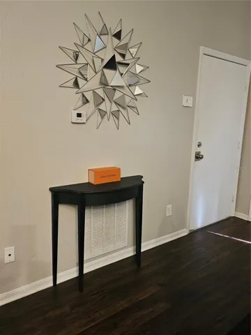 Entrance to garage and home
