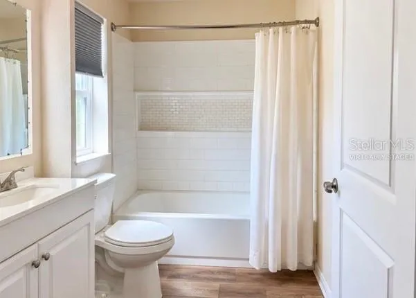 Primary Bathroom Virtually Staged