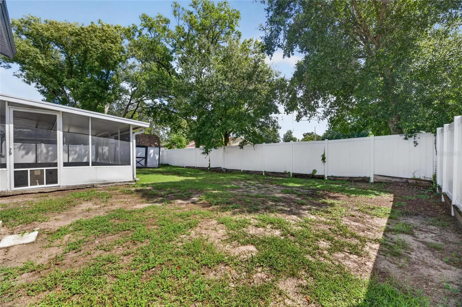 Fenced Backyard