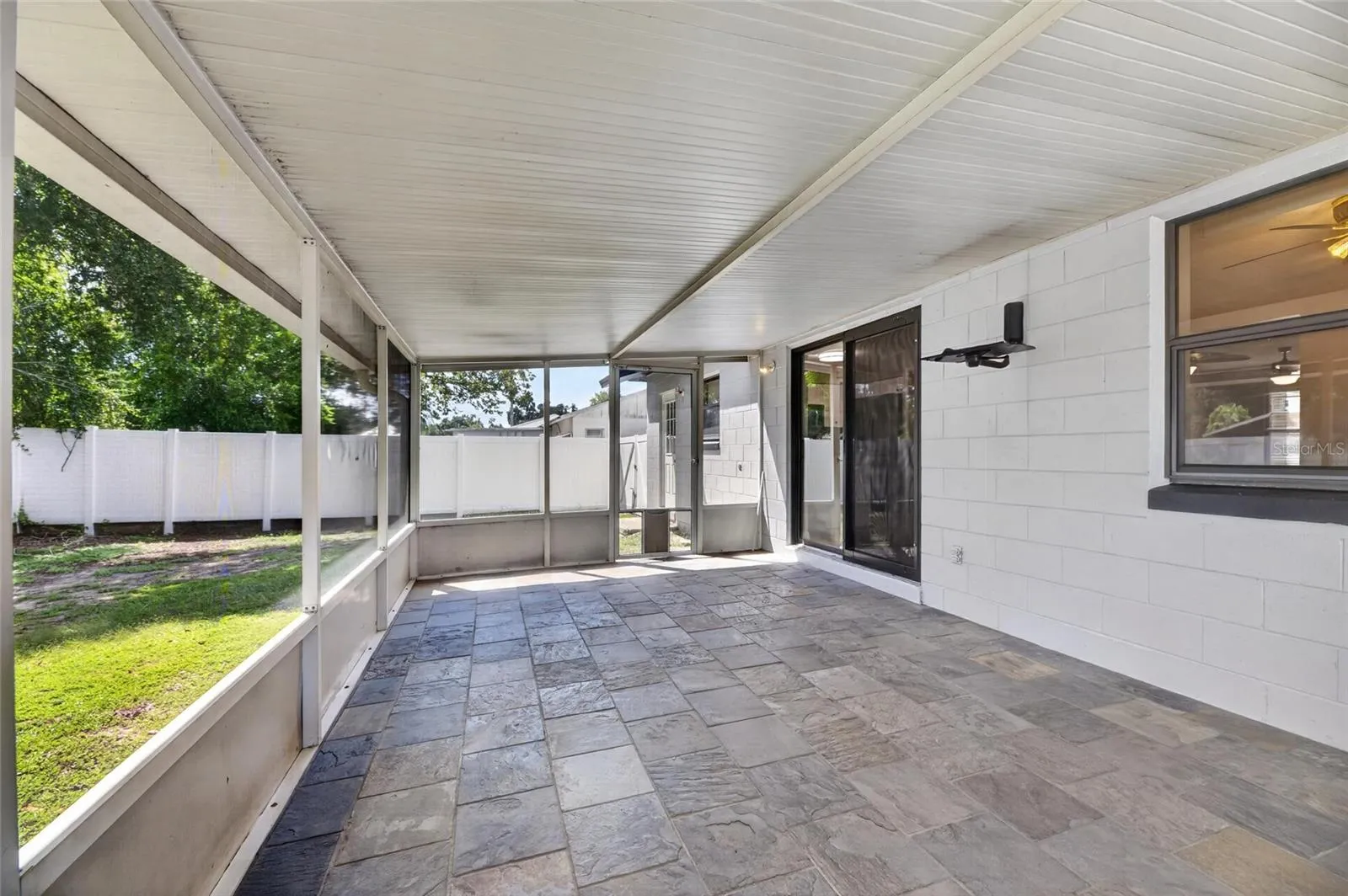 Screened in Porch off Dining Room