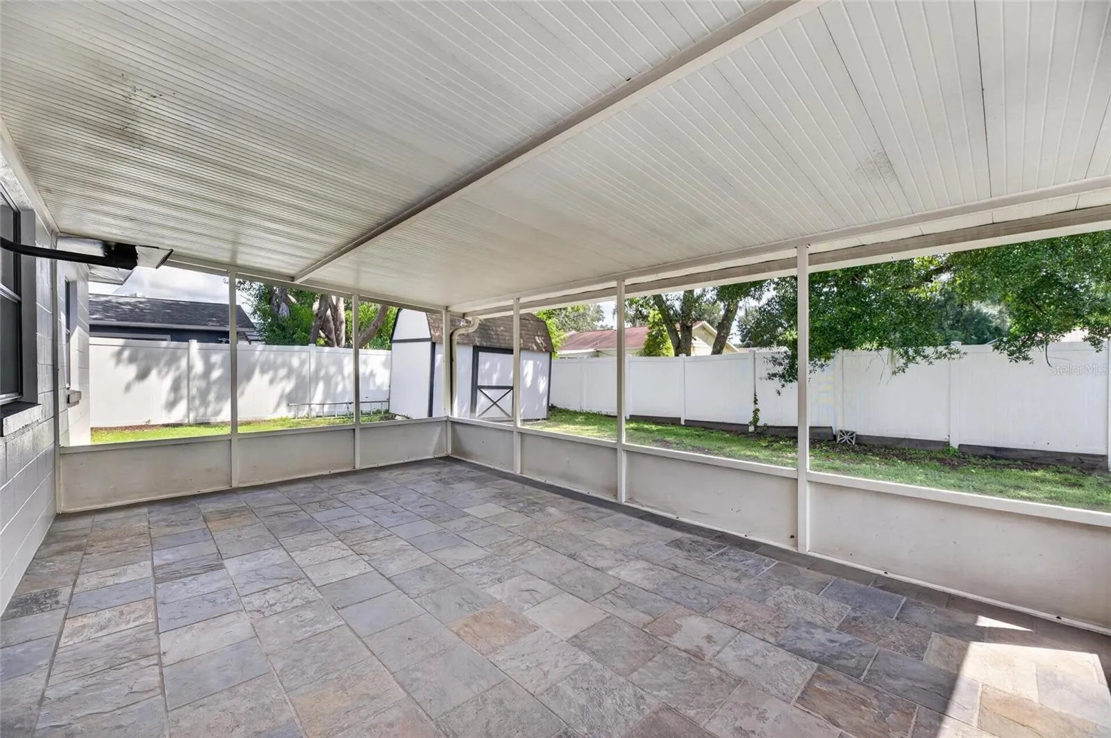Screened in Porch off Dining Room