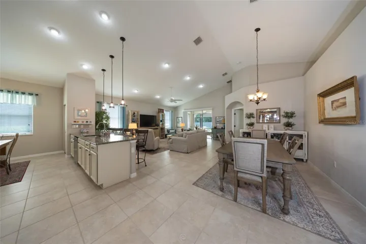Family room &amp; dining area
