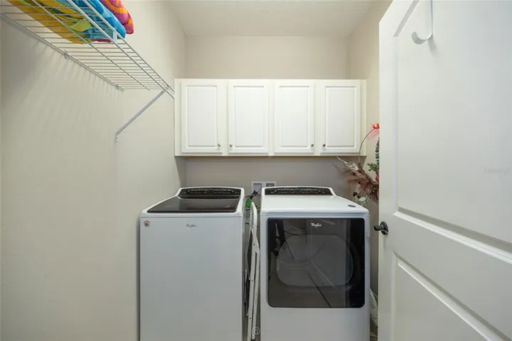 Inside laundry room