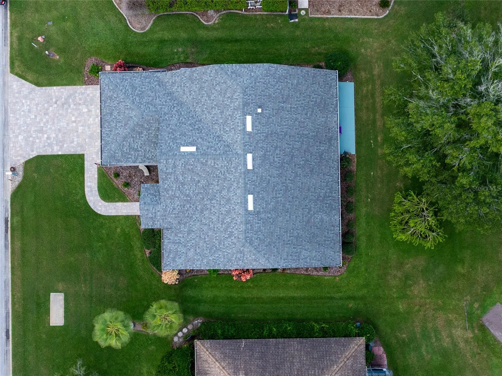 Aeria view of home.