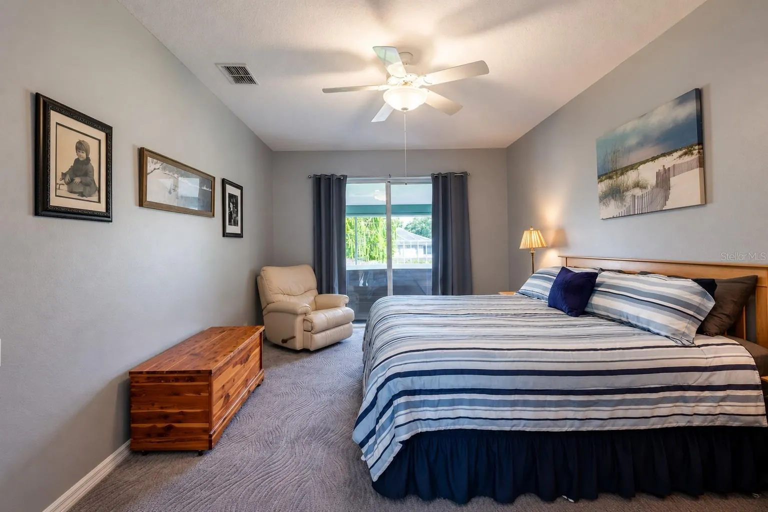 Another view of the primary bedroom.