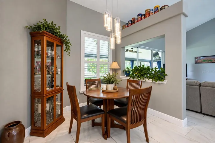 Dinette is open to the great room.