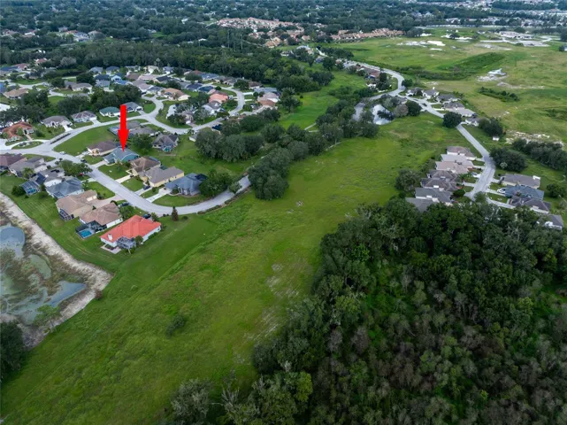 Aerial view of community.