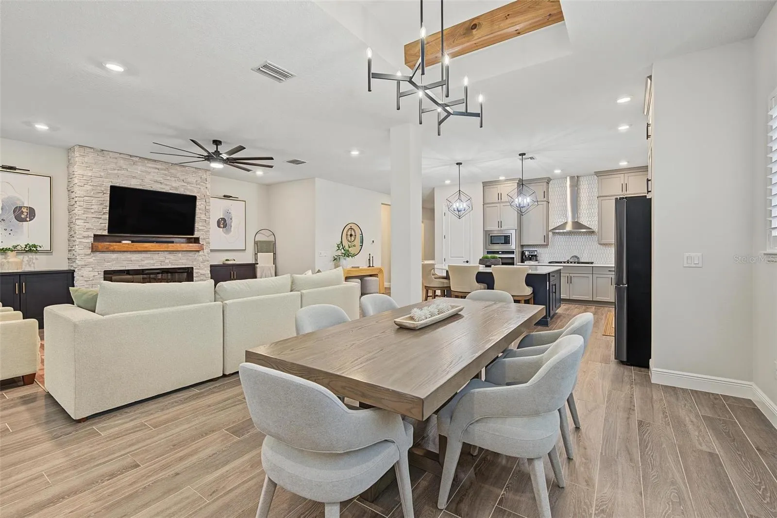 Open and airy floorplan