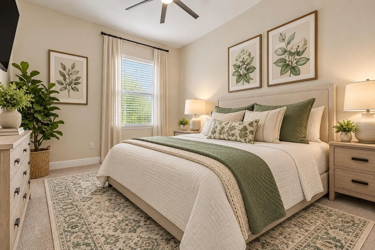 Bedroom 4 virtually staged