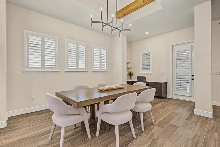 Dining area