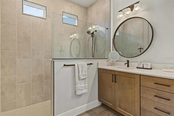 Step in shower