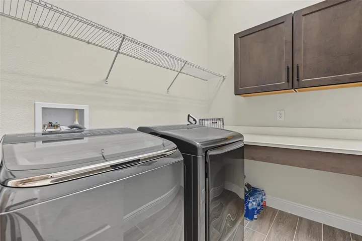 Walk in laundry room
