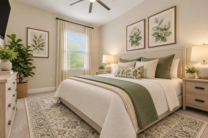 Bedroom 4 virtually staged