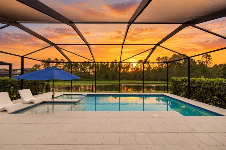 Enjoy a twilight swim