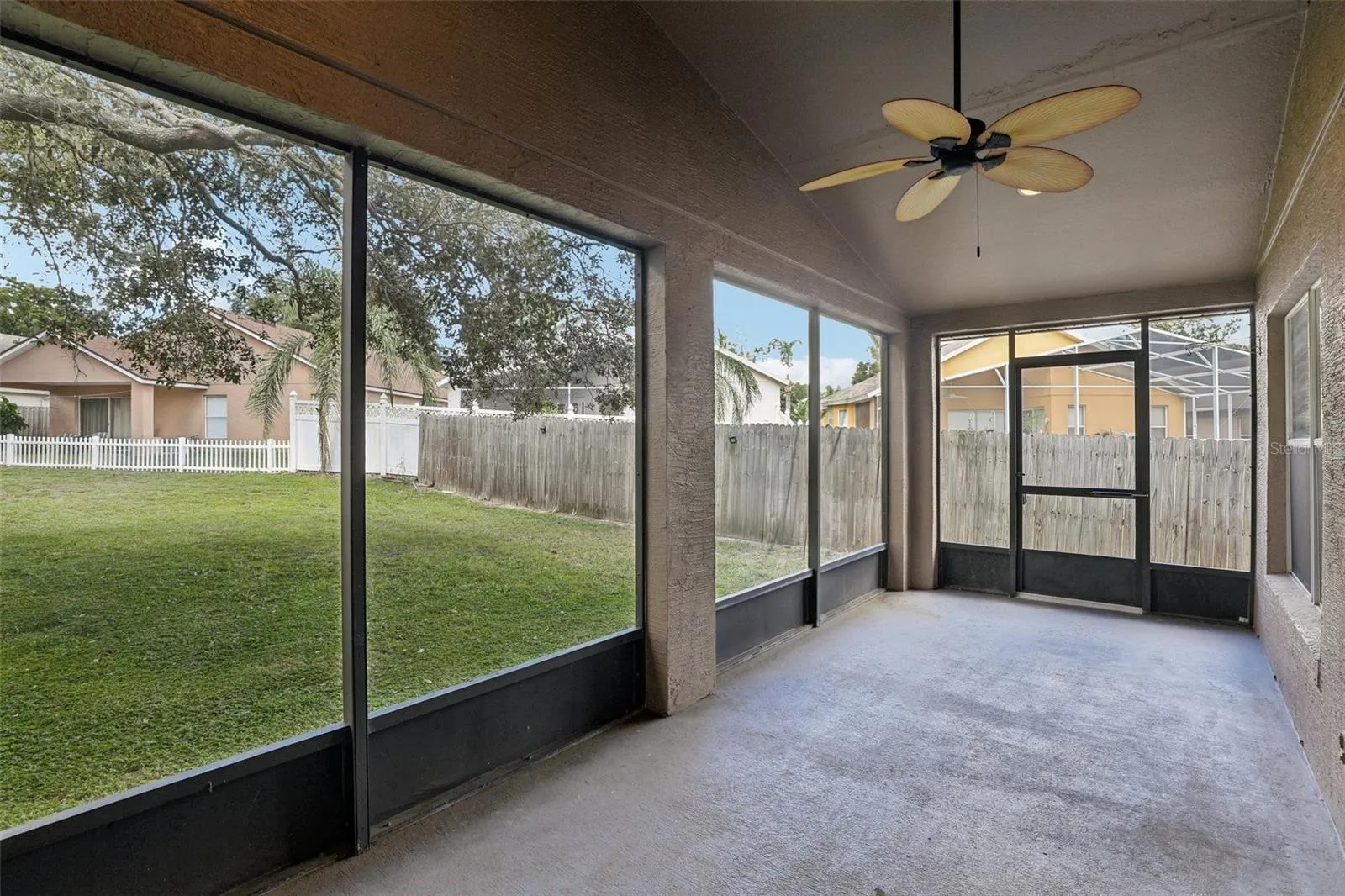 enclosed patio