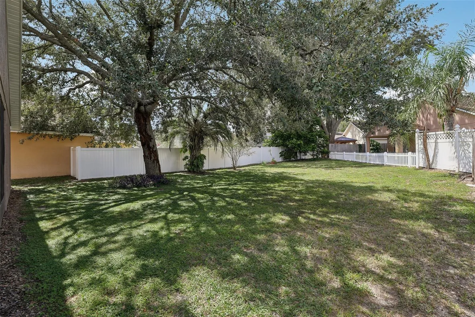 large beautiful backyard