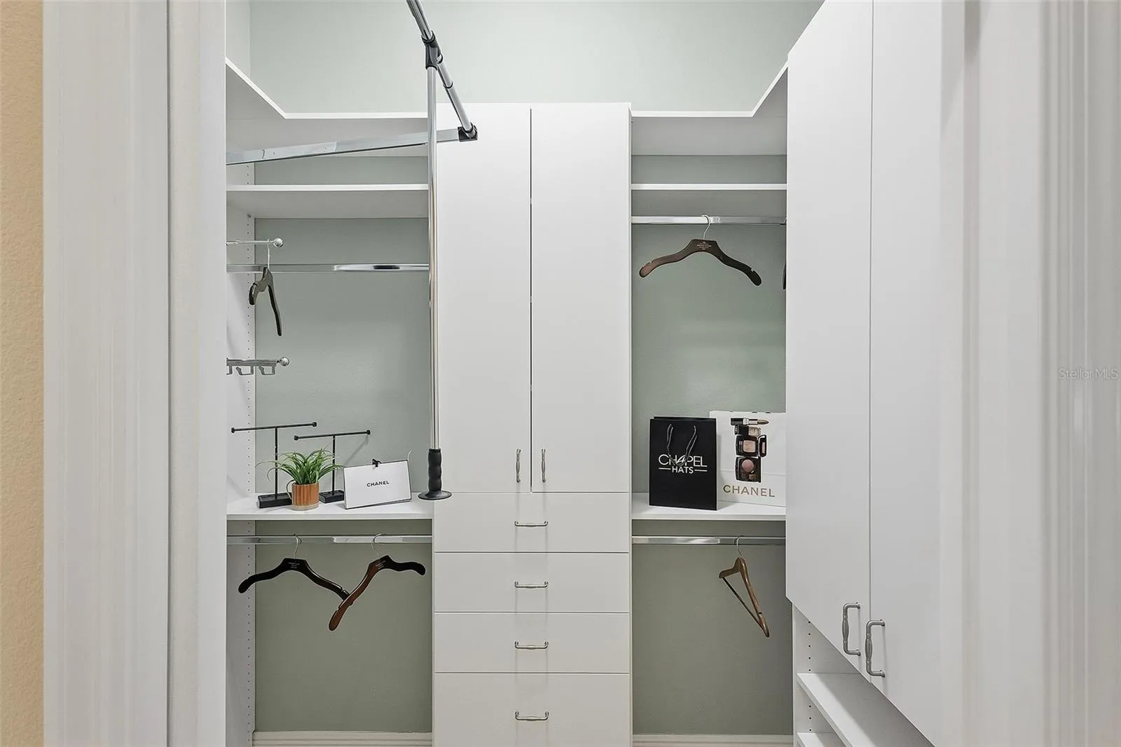 walk-in custom closet