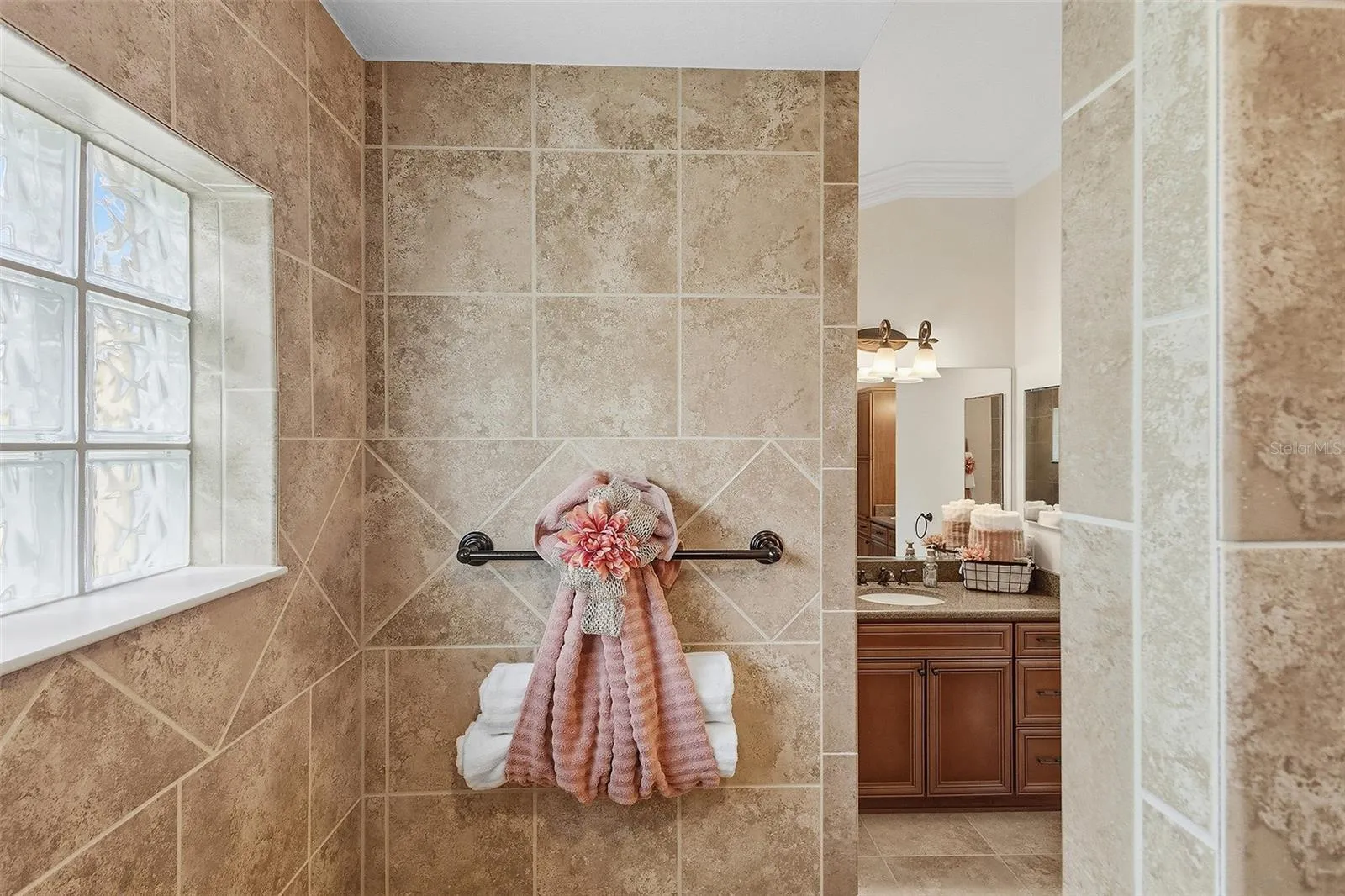 walk-in roman shower