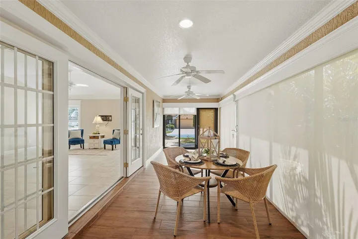 rear enclosed lanai with ac