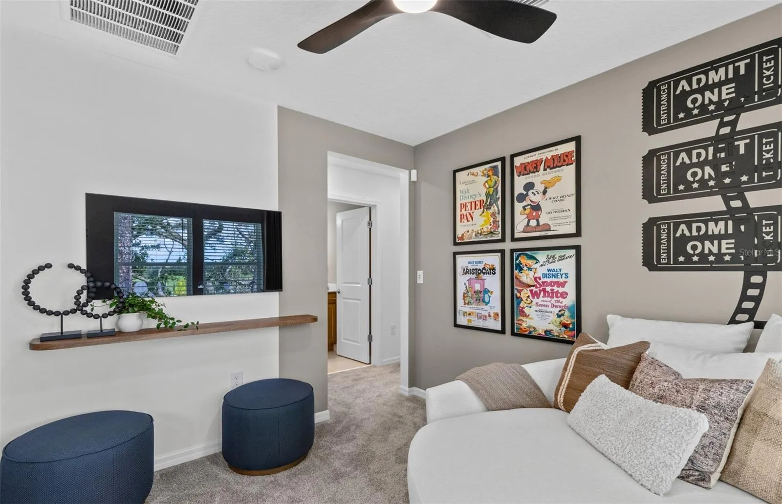 Model Home Design Only. Pictures and furnishings are for illustrative purposes only. Elevations, colors and options may vary. Furniture is for model home staging only.