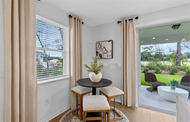 Model Home Design Only. Pictures and furnishings are for illustrative purposes only. Elevations, colors and options may vary. Furniture is for model home staging only.