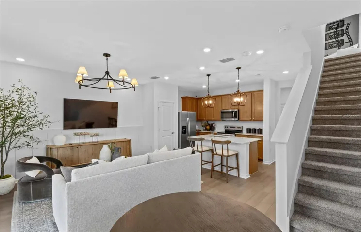 Model Home Design Only. Pictures and furnishings are for illustrative purposes only. Elevations, colors and options may vary. Furniture is for model home staging only.
