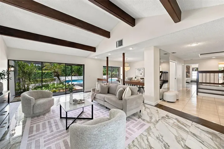 Family Room Looking Towards Entrance