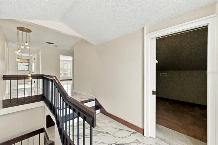 Top Floor landing with Cedar Lined Closet