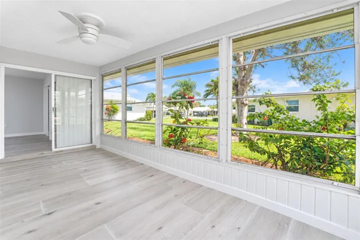 The Owner's Suite offers a sliding glass door onto the 4 season room, as well.