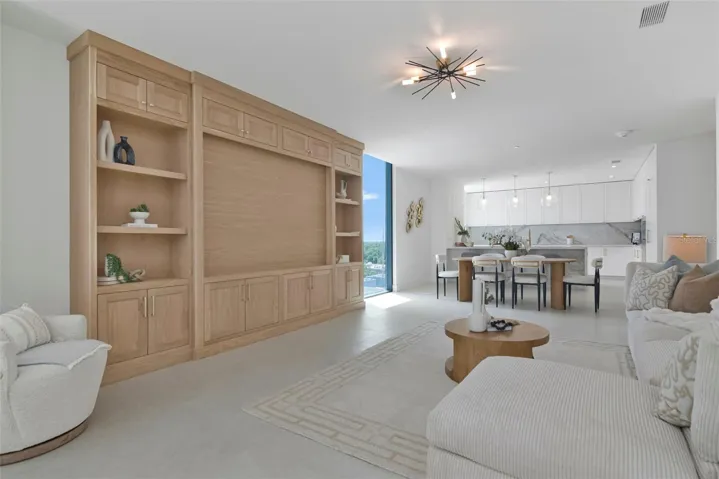 Built in wall units bringing function and form